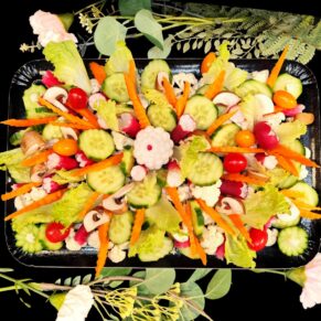 DÉLICE Légumes 10-15 pers : 54€ & 49€ à partir de 3 / 5-8 pers : 39€