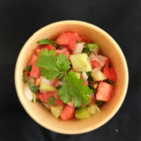 <strong>VERRINES FRAÎCHEUR DU DÉSERT :<br><br>Tomate - Citron bio</strong><br><br>(minimum 12 pièces)<br><br>2.95€/unité<br>2.85€ > 30 unités<br>2.70€ > 45 unités